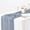 Gray Blue, variant on Cterwk Cheesecloth Table Runner Fabric Table Runner Rustic Sheer Table Runner for Wedding Birthday Party Decoration, 35" x 70"