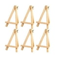 thumbnail image 1 of EeaseMX Caballete pequeño de madera para mesa, calendario, expositor, marco triangular de madera para fotos, pintura, para niños (9 x 15 cm), 1 of 7