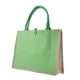 thumbnail image 2 of Bolso de hombro Casual de las Mujeres Sunnimix Bolso Del Totalizador Del Bloque Del color de lino para Hacer Compras verde Bolso Tote de Algodón para Mujer, 2 of 8