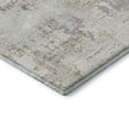 thumbnail image 6 of HomeRoots 679134 5 x 8 ft. Ivory & Gray Abstract Transitional Washable Machine Made Rectangle Area Rug with UV Protection, 6 of 7