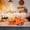 Orange A, variant on 16 Inch Wooden Tray Centerpiece, Artificial Pumpkin Maple Leaf Decor, Halloween Thanksgiving Desktop Mantel Decoration