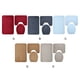thumbnail image 4 of Cateissary 3x Pedestal de baño ecológico, tapa de inodoro suave y absorbente, fácil de limpiar e instalar, moderno Juegos de accesorios de baño rojo, 4 of 6