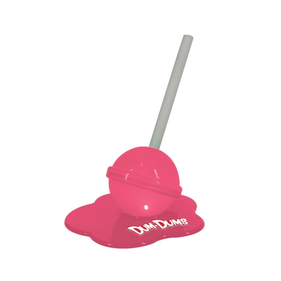 Dum-Dums Melting Lollipop Decorative Desk Light-USB Powered LED Novelty Lamp, Fun & Cute Candy-Themed Decor for Bedroom, Office, House-Warming, Bubble Gum Pink