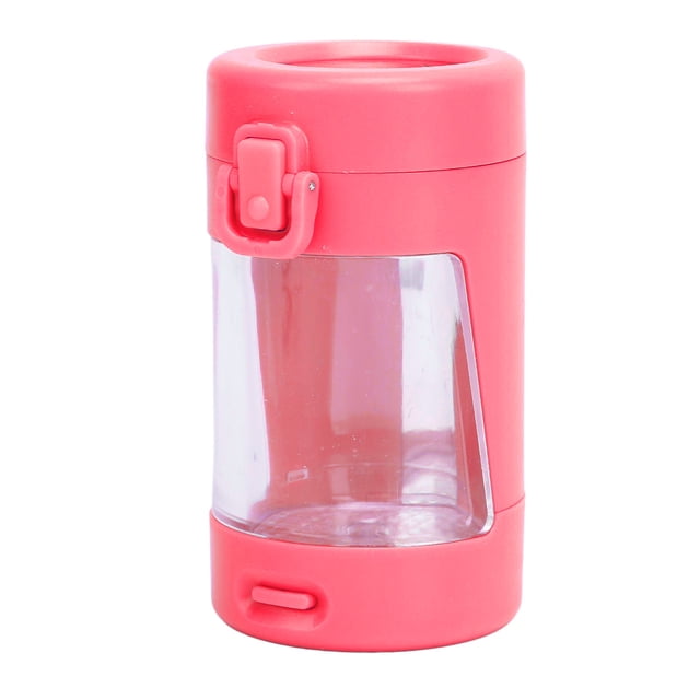 Sealed Storage Jar, Durable Rechargeable Keep Humidity Easy To Use Portable Magnifying Viewing Jar Light Versatile for Home Blue,Black,Purple,Rose