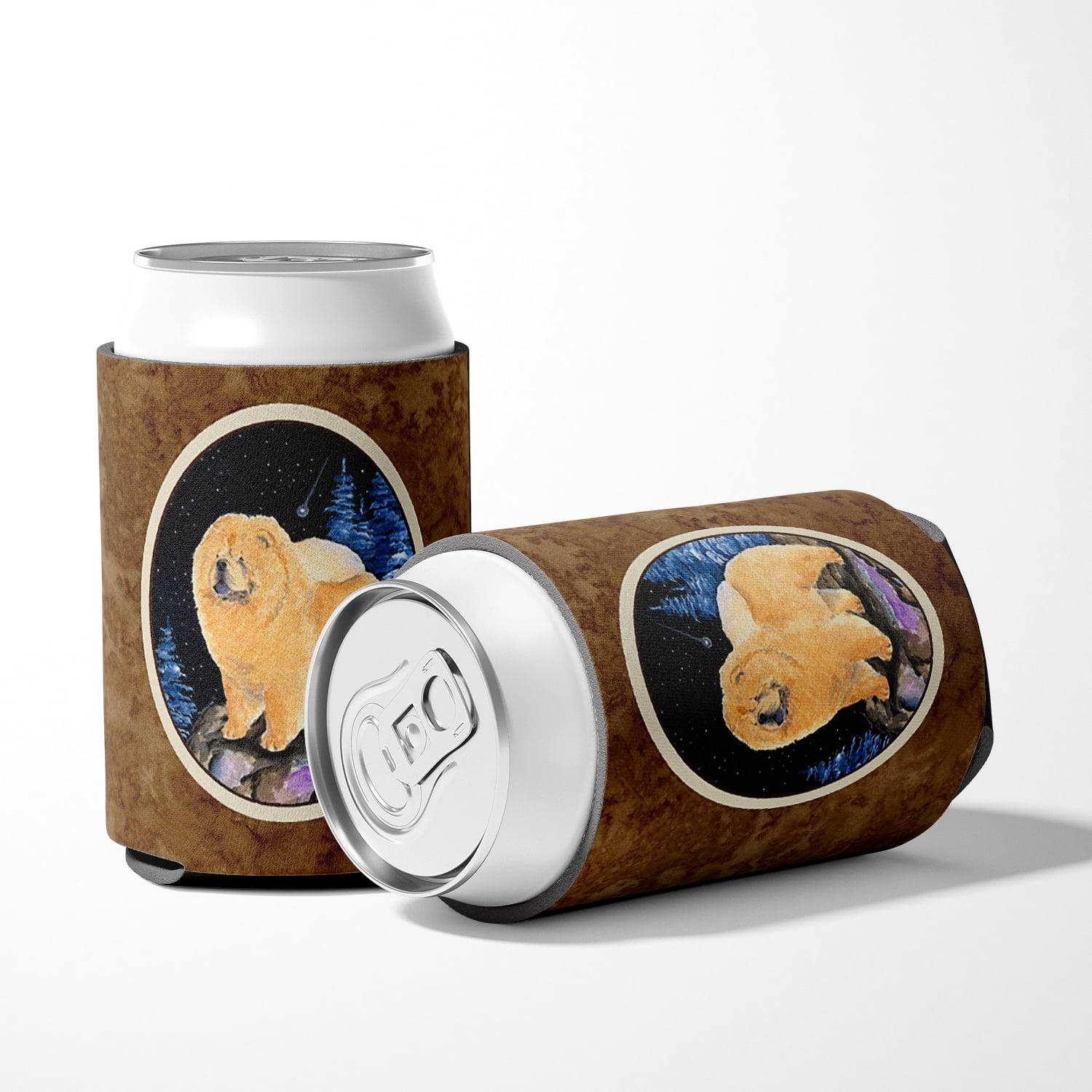 Starry Night Chow Chow Can or Bottle Beverage Insulator Hugger