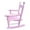 Pink, variant on Kid's Porch Rocking Chair for Indoor or Outdoor Patio Use, Small Wooden Rocker for Kids Ages 6-10, Pink