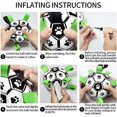 thumbnail image 5 of Juguetes para perros Balón de fútbol con correas, juguetes interactivos para perros para tira y afloja, regalos de cumpleaños para cachorros, juguete para tirar de perros, juguete de agua pa, 5 of 5