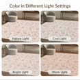 thumbnail image 7 of ODIKA 8'x10' Washable Area Rug Durable, Non-Slip Boho Allover Faded Motifs Distressed Scrollwork Border Vintage Flowing Dynamic for Living Room, Under Sectional, Family, 7 of 7