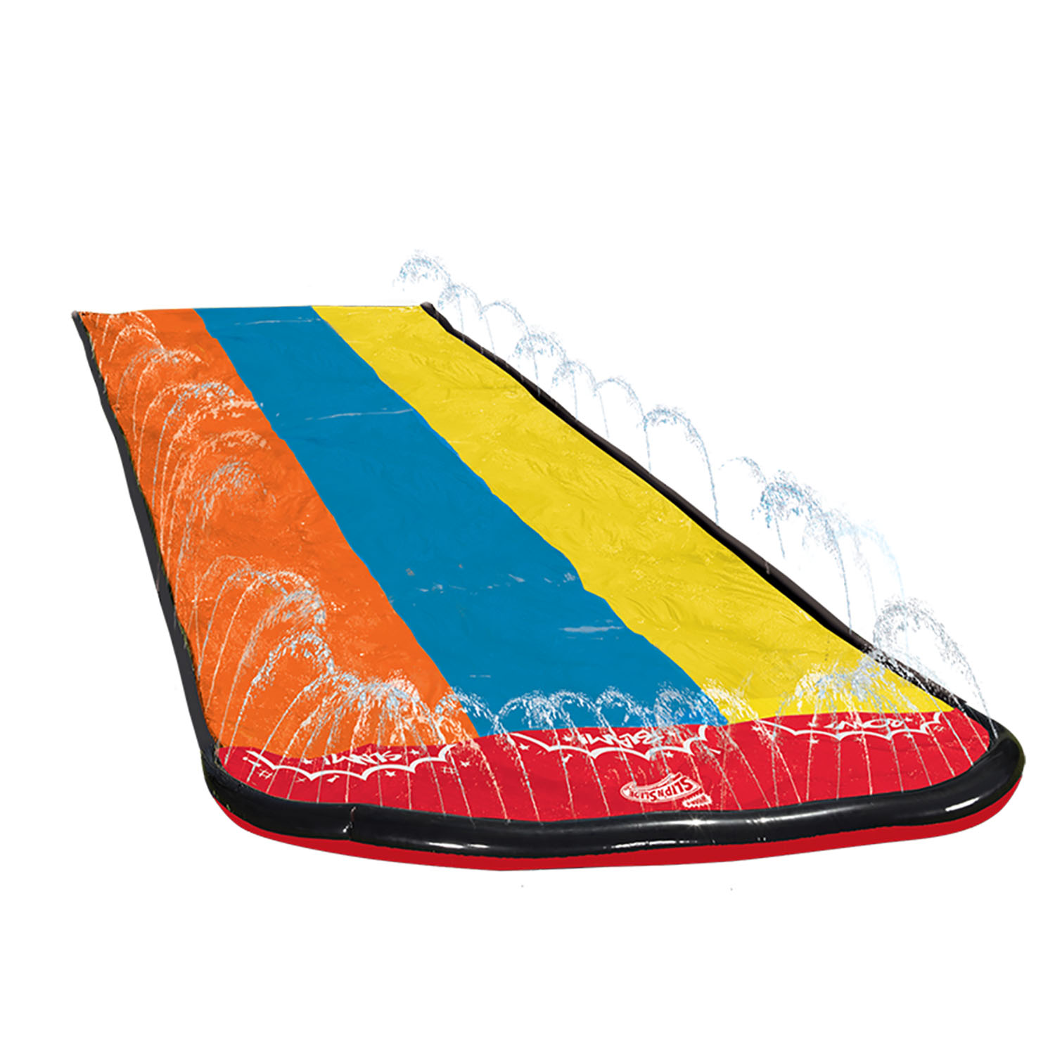 Wham-O Hydroplane 16 Foot Lawn Kid's Triple Lane Water Slide with Splash Zone - image 3 of 5