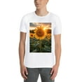 thumbnail image 4 of Basic top Tees For Women Loose Boyfriend ShirtsSunflower Casual Blouse round neck, 4 of 5