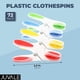 thumbnail image 2 of Pinzas de plástico Juvale para la ropa, 4 colores (8,4 cm, 72 unidades), 2 of 5