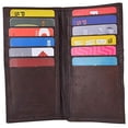 thumbnail image 2 of ID Credit Card Money Holder Genuine Leather Bifold Front Pocket Wallet, 2 of 18