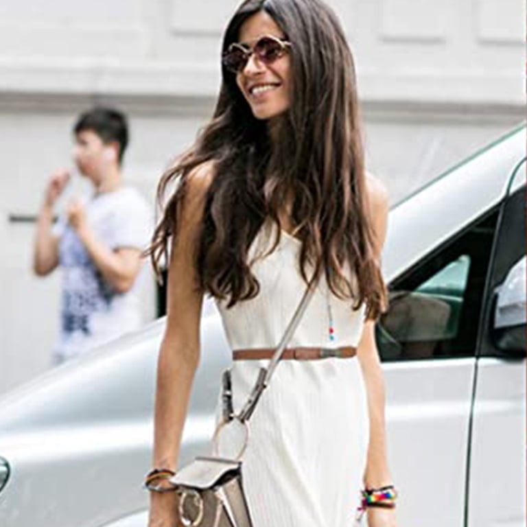 Women Skinny Elastic Stretch Belt for Dresses Retro Ladies  display picture 3