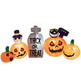 thumbnail image 2 of Costway 8 FT Long Halloween Inflatable Pumpkins Blow up Pumpkin Patch Lantern Decoration, 2 of 10