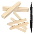 thumbnail image 5 of unbranded 1 Set of Garden Plant Identify Board Plant Name Tags Wooden Labels Garden Labels for Identification with Pen, 5 of 8