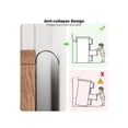 thumbnail image 3 of Bingirl Commode Double Moderne à 6 Tiroirs pour Chambre – Coffre en Bois avec Poignées Dorées, Idéal comme Table de Chevet pour Garde-Robe, Salon et Entrée, avec Rangement Naturel et Casiers, 3 of 8