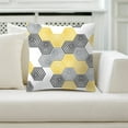 thumbnail image 1 of 45cm Yellow Geometric Pattern Cushion Cover Sofa Comfortable Pillow Case Home Decor (2#), 1 of 7