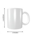 thumbnail image 3 of Earth Is Not Flat Black Mug Ceramic Coffee Mug Coffee Mug,11oz mug, 3 of 6