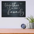 thumbnail image 2 of Luxe Metal Art 'Together We Make A Family' by Susie Boyer, Metal Wall Art, 16"x12", 2 of 5
