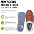 thumbnail image 3 of NotSocks™ - Insole Socks, Anti-Odor Washable Shoe Liners, One Size Fits Women’s 4–Men’s 12, Heather Gray, Reusable Sockless Comfort (3-Pack), 3 of 8