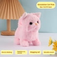 thumbnail image 6 of Realistic Interactive Robotic Cat Toy Electronic Pet Kitty That Walks Meows Moves Tail Super Cute Plush Robot Kitten Birthday Gift for Women Cat Lovers Easter Present Christmas Gift, 6 of 6