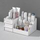 thumbnail image 3 of DEKAXID - Caja de almacenamiento para artículos diversos de escritorio, gran capacidad, para cosméticos, organizador de maquillaje, joyas, esmaltes de uñas y maquillaje, 3 of 6