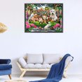 thumbnail image 2 of Cuadros Decorativos Diamante pintura 5D parque asiento animales DIY completo redondo taladro arte Kit Rhinestone Ehuebsd Nuevos Originales, 2 of 8