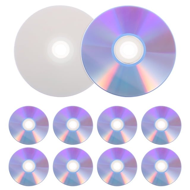 GOOHOCHY 10 discos DVD vírgenes: DVD-R grabables, discos, CD imprimibles para almacenamiento de video, copias de seguridad de fotos y grabación en computadora.