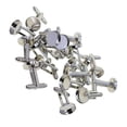 thumbnail image 1 of kurtrusly 20Pcs Vierge 12mm Ronde Lunette Colle Base Tasse Manchette Boutons de Manchette Bricolage Blanc K 1Set, 1 of 6