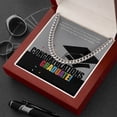 thumbnail image 3 of Graduation Gift For Graduates, Cuban Link Chain, Stainless Steel or Yellow Gold, Message Card & Gift Box, 3 of 5