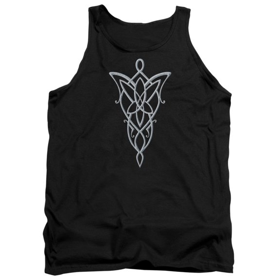 Lord of the Rings Arwen Necklace Adult Tank Top Black