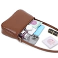 thumbnail image 5 of WSRYDJDL Bolso pequeño para mujer, bolsos de hombro ajustables, bolso de mano con patrón de cocodrilo con cierre de cremallera, retro, 5 of 5
