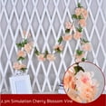 thumbnail image 5 of KQJQS 2.3m Artificial Fake Flowers Realistic Flower Flower Garland Artificial Flower String with Leaves Cherry Blossom Ivy Vine for Home Garden Wedding Arch Decor Realistic Flower, 5 of 7