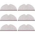 thumbnail image 1 of 6-PackReplacement Full Microfiber Mopping Pads/Cloth Rags Compatible for Xiaomi Roborock S5 S50 S51 S55 S6 S6 MAXV S5 MAX, 1 of 7