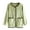 Green, variant on Women Fluffy Pajama Tops Plush Button Down Sleepwear Fuzzy Fleece Jacket Long Sleeve Pajamas Warm Winter Coat with Pockets Green