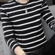 thumbnail image 4 of Camisetas para hombre, camisetas negras de cuello redondo, camisetas a rayas para hombre, camisetas de poliéster estilo Harajuku de una pieza, camisetas divertidas e informales a granel, nuevas, 4 of 4