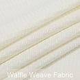 thumbnail image 5 of Tzou Kitchen Tier Curtains for Living Room Waterproof Window Curtains for Bathroom Waffle Weave Texture Ivory White 30"x45"x2, 5 of 7