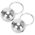 thumbnail image 3 of Cloches en Cuivre pour Animaux, Cloches Durables Résistantes à la Corrosion Robustes pour Chien pour Extérieur Argent, 3 of 8