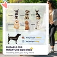 thumbnail image 4 of PawHut Pet stroller for Miniature Dogs, Foldable Dog Stroller, Light Grey, 4 of 10