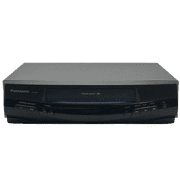 Restored Panasonic PVQ-920 Omnivision VHS VCR w/ Original Remote, Manual, A/V Cables, HDMI Converter