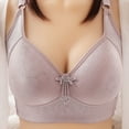 thumbnail image 2 of VBVC Womens Plus Size Bras Wire Free Comfortable Push Up Hollow Out Bra Underwear, 2 of 5