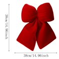 thumbnail image 3 of WDOBM Christmas Decorative Bows, Christmas Bow Ornament Pendant, Christmas Tree Bow, Hanging Christmas Ornaments for Home Decor Indoor, 3 of 5