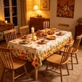 thumbnail image 4 of OCCOA 20 Piece Thanksgiving Disposable Tableware Set with Fall Pumpkin Design, Paper Plates Cups Napkins for Harvest Party Decoration, E, 4 of 6