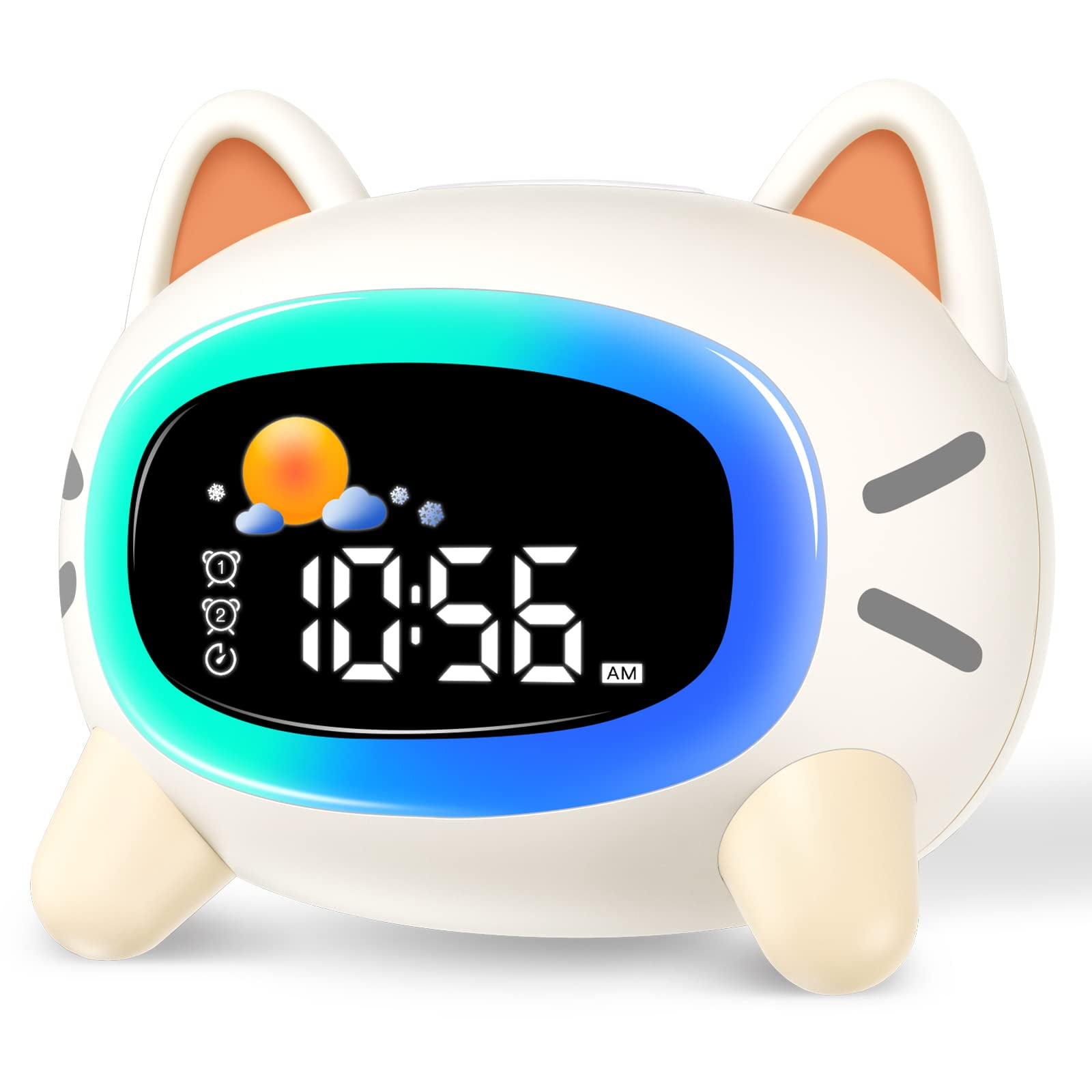 IMMEKEY Alarm Clock for Kids,Ok to Wake Clock ,Sleep Training Clock