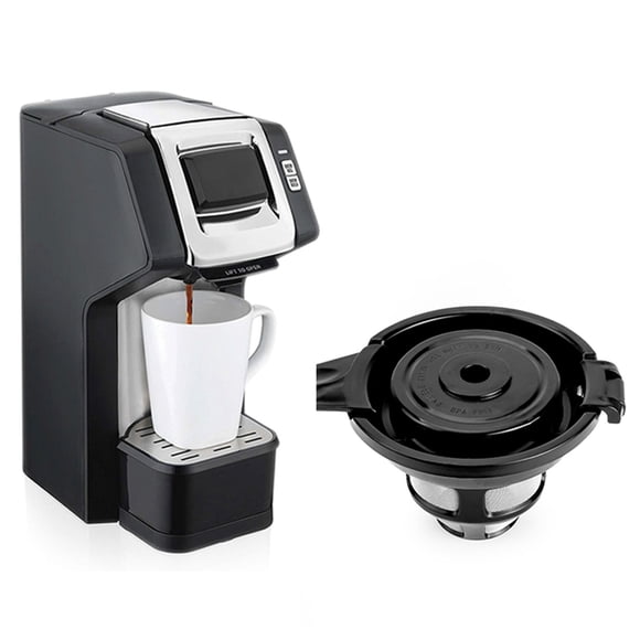TFixol Compatible with Hamilton Beach FlexBrew 49979/ 2 Way Reusable Refillable Coffee Filter Basket Capsules Cup 2pcs