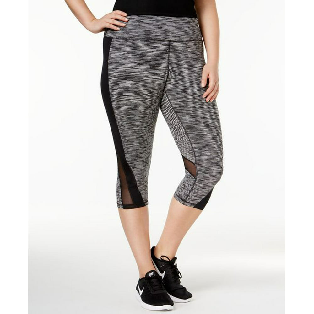 Ideology - Ideology - Space-dyed Cropped Active Leggings - Plus Size ...