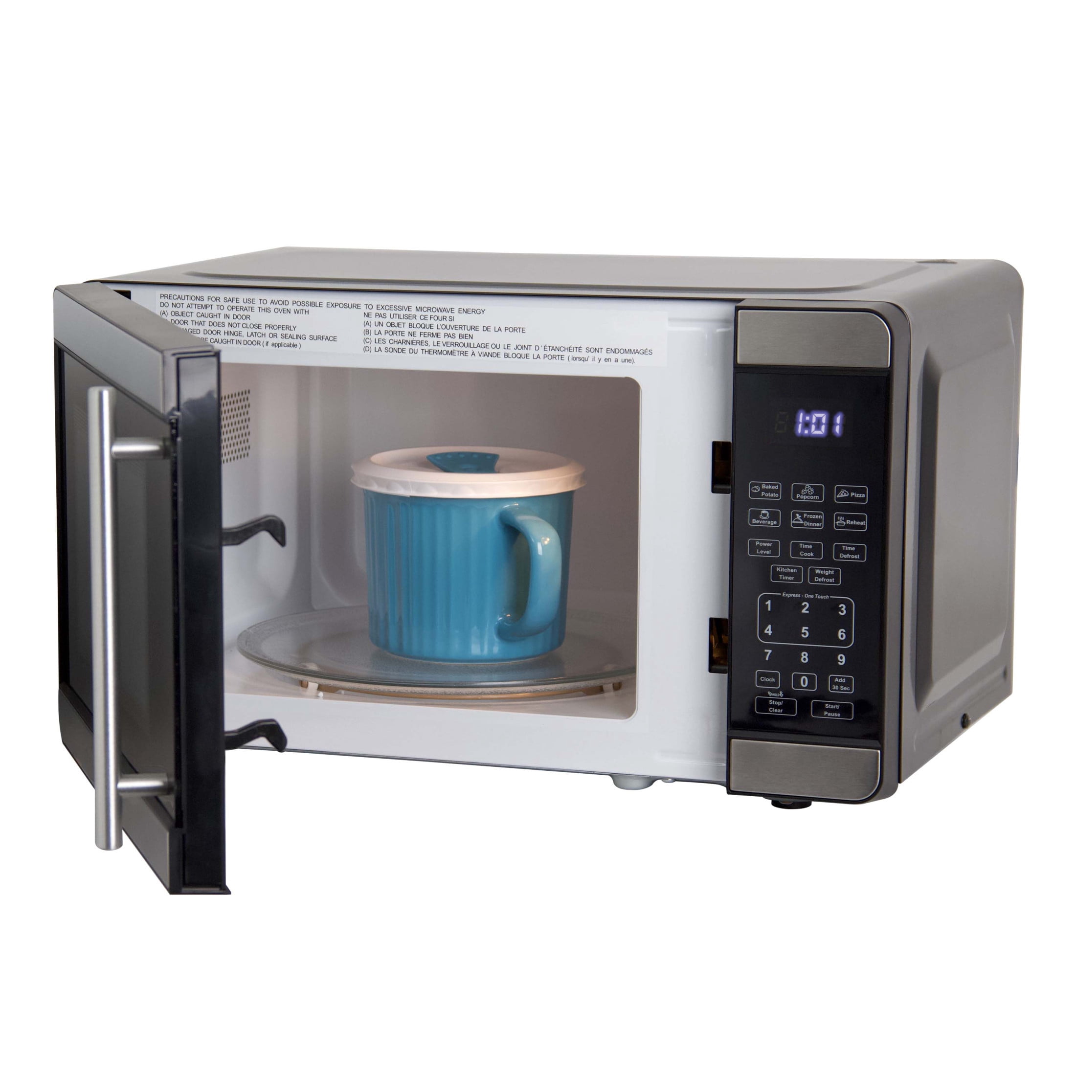 Avanti Countertop Microwave Oven, 0.7 cu. ft., in Stainless Steel (MT7V3S)