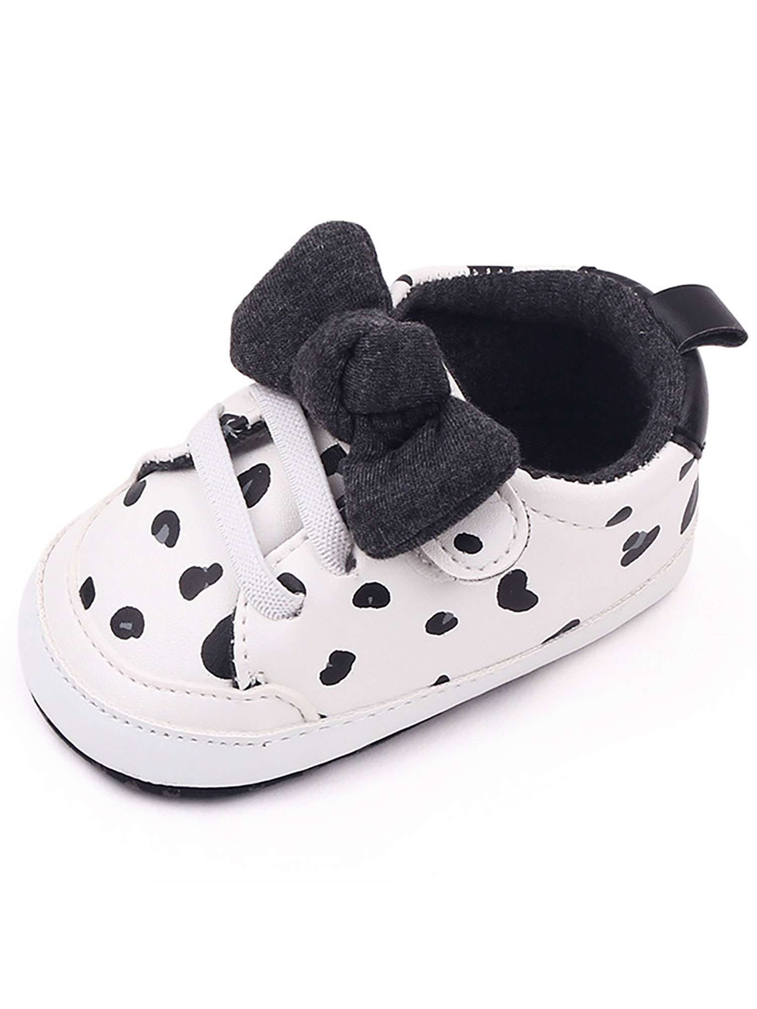 Lumento Crib Shoes for Infant Moccasin First Walkers Sneakers Indoor