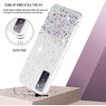 thumbnail image 3 of Compatible with Samsung Galaxy S20 FE Case Clear Glitter Silicone, Phone Case for Samsung S20 FE 5g Case Glitter Sparkle Pink Shockproof Thin Cover (Clear), 3 of 7