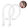 thumbnail image 2 of pares de ganchos para la oreja diseñados para Apple Airpods, diseñados para Airpods Pro y diseñados para Airpods 1 y 2, antideslizantes, diseño ergonómico, construcción de TPU duradera, 2 of 5